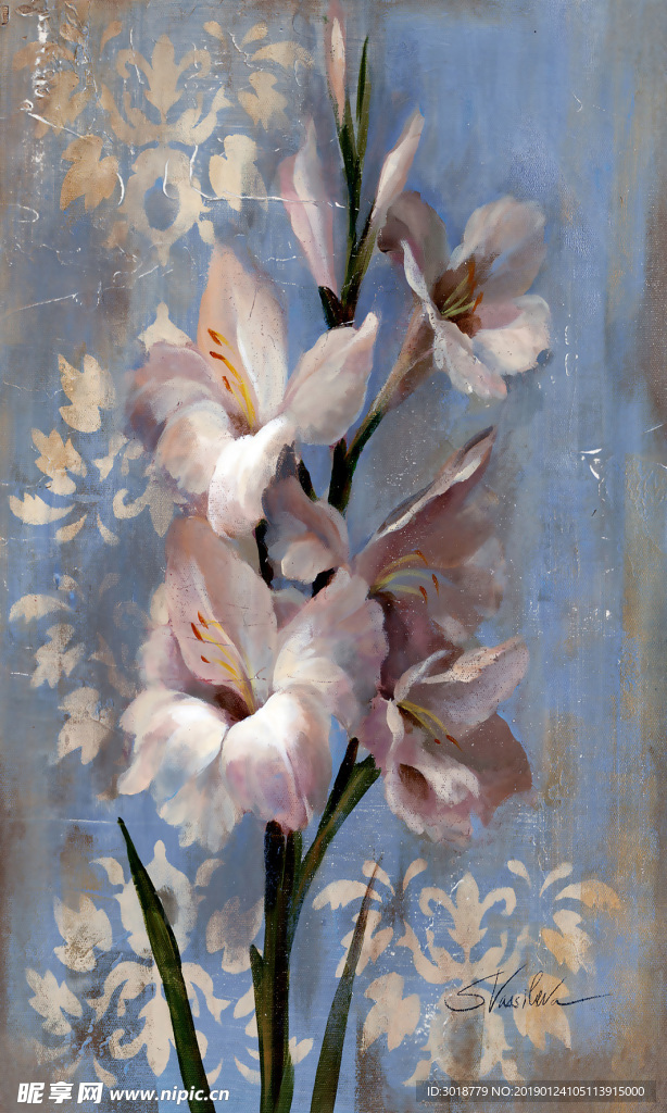 玄关花纹