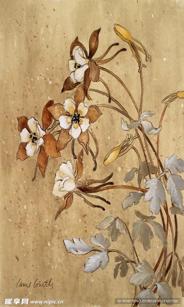 玄关花纹