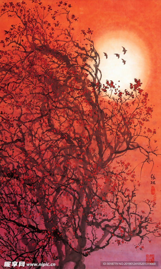 玄关花纹