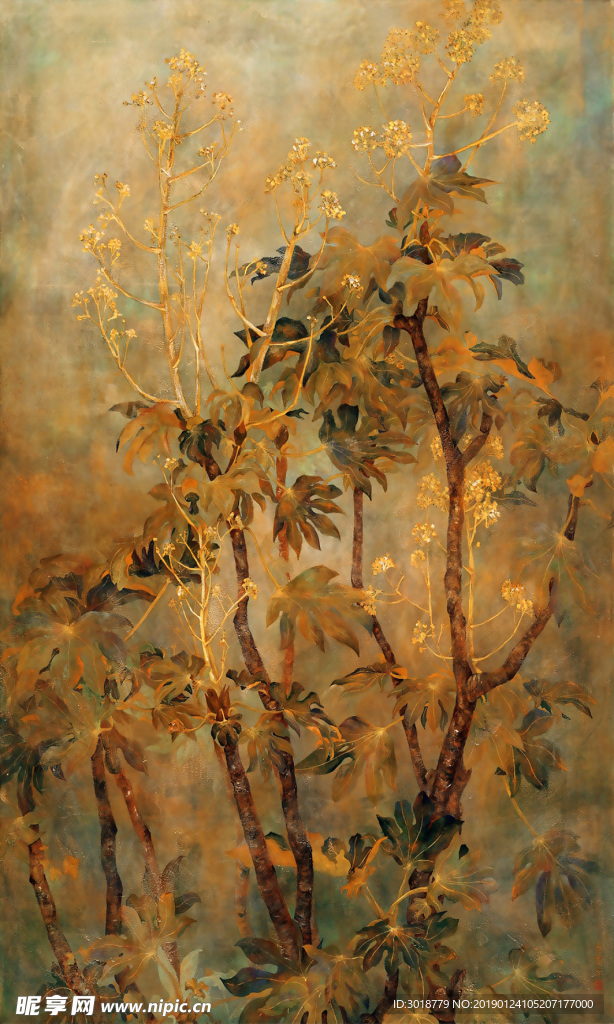 玄关花纹