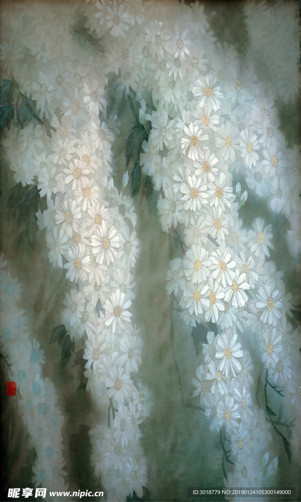 玄关花纹