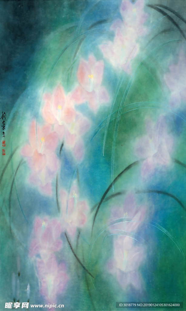 玄关花纹