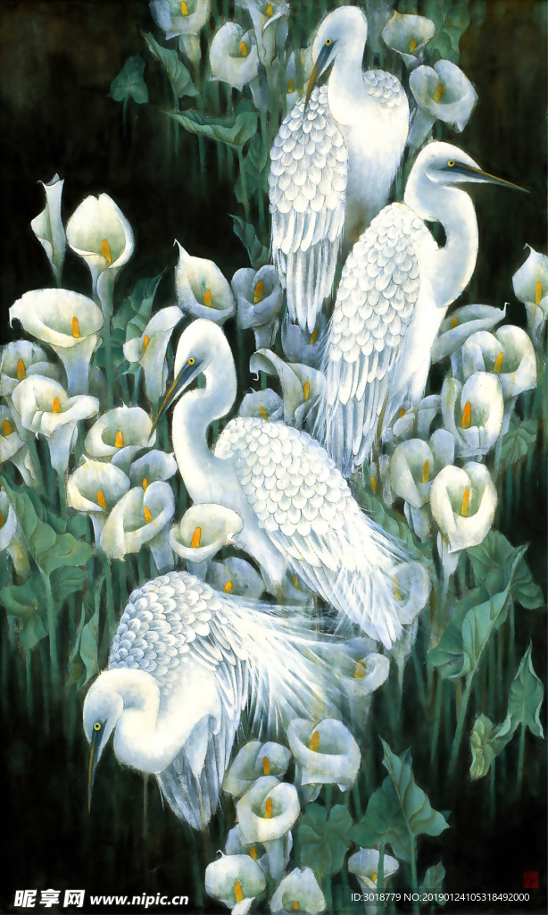 玄关花纹