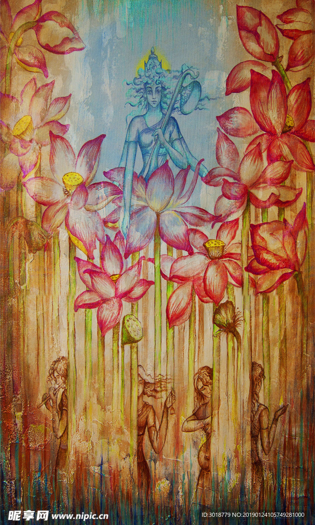 玄关花纹
