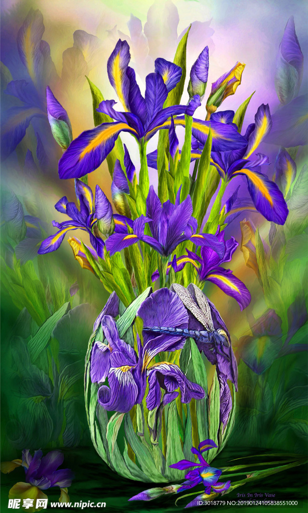 玄关花纹