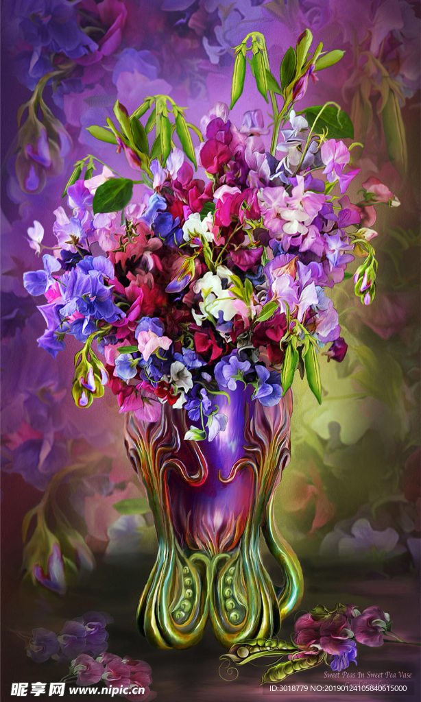 玄关花纹