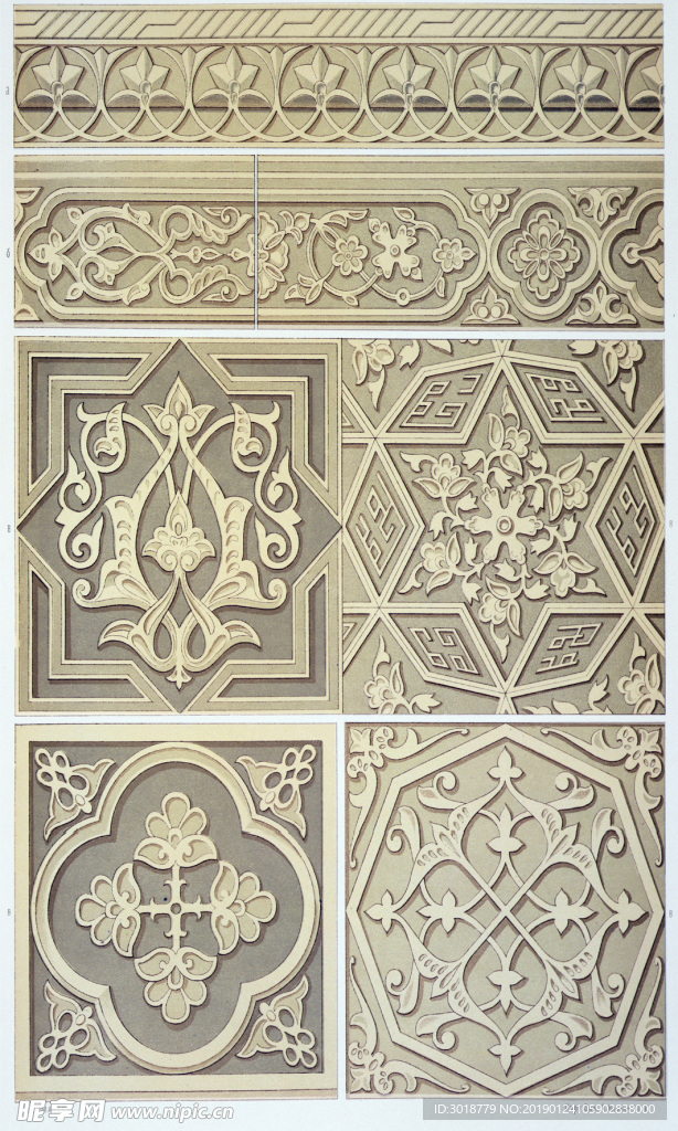 玄关花纹