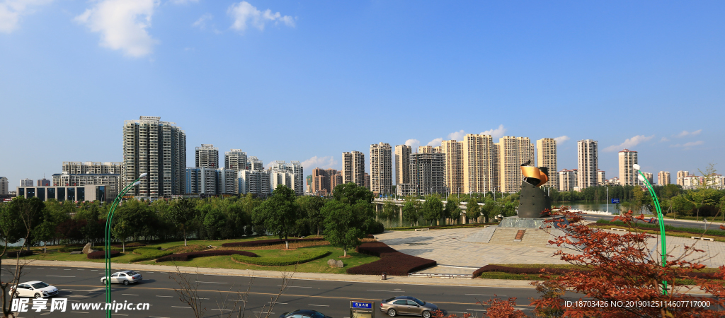 建筑群风景