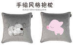 卡通抱枕手绘日韩风格