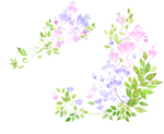 小碎花  水彩花 花纹  背景