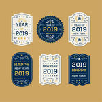 2019新年标签