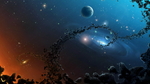 星空 天文 太空 金星 木星