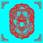 灯笼剪纸