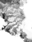 水墨水彩抽象禅意画