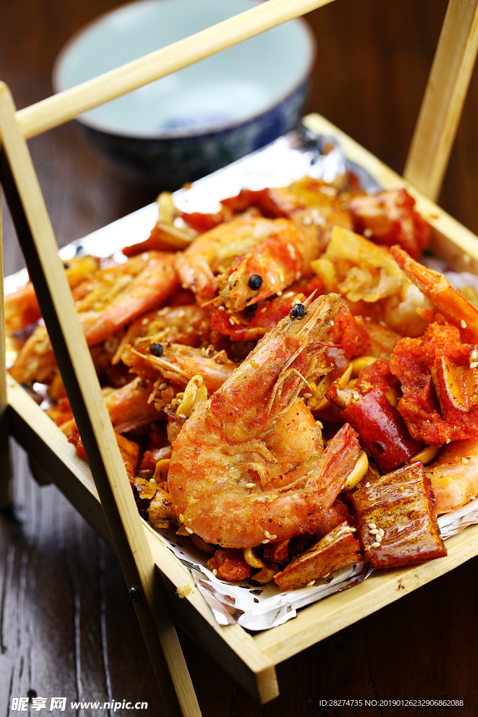 酥香焗鲜虾
