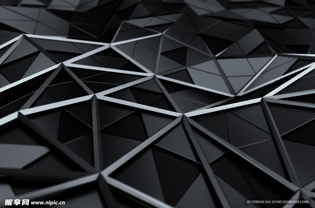 几何立体三维抽象创意背景