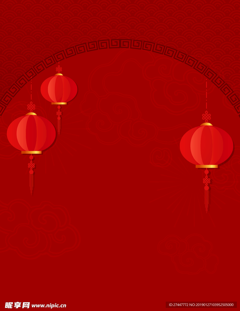 红色背景