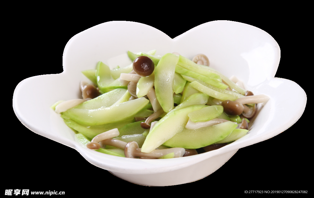 鲜菌拌角瓜