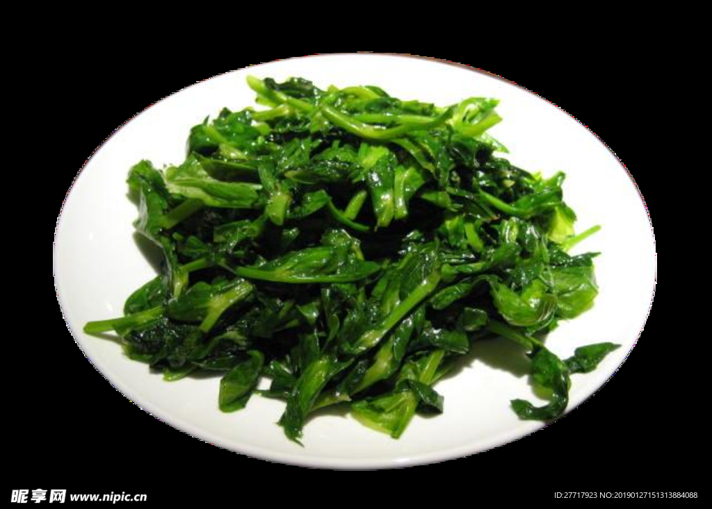 鸡油豌豆尖