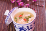 冬茸豆腐羹