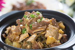 牛排干豆角炖豆腐