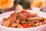 农家肉肥肠土豆片