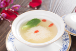 养生菊花豆腐盅