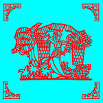 丰收剪纸