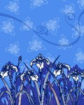 矢量花朵 矢量花纹 背景图案