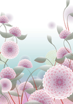 矢量花朵 矢量花纹 背景图案