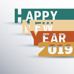 2019新年快乐创意矢量素材