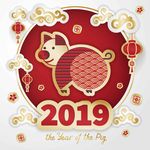 新春年会舞台背景板