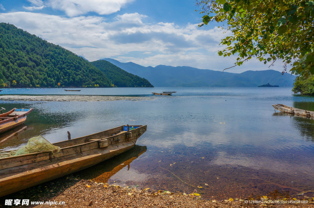 泸沽湖美景