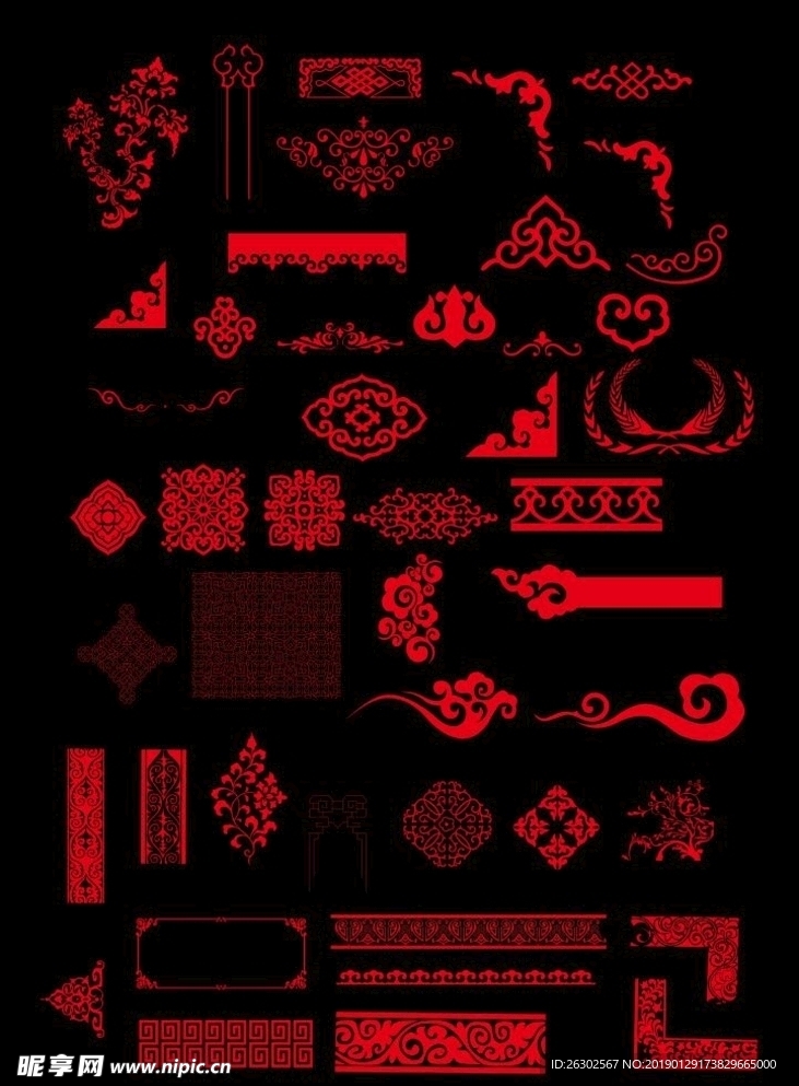 古典花纹
