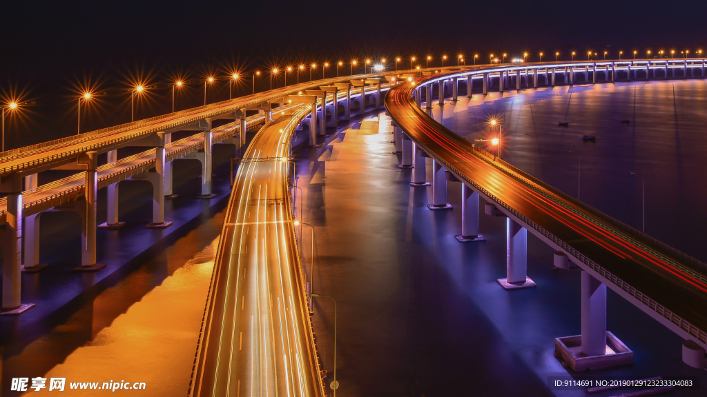 公路夜景