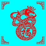 蛇剪纸