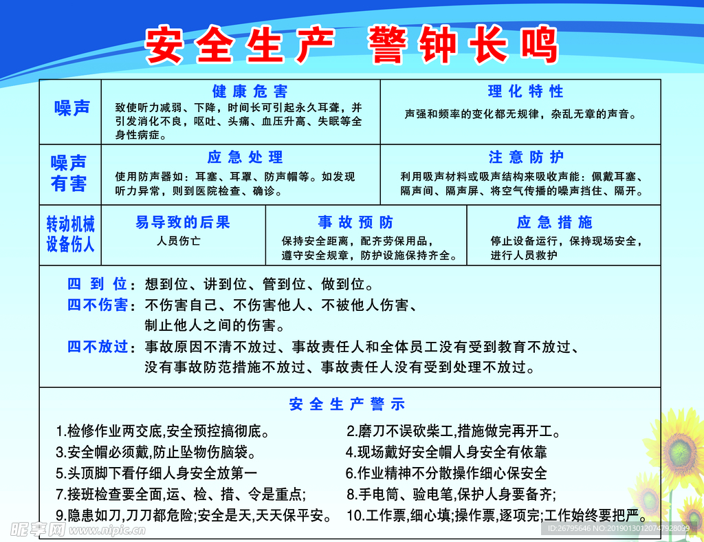 安全生产警钟长鸣