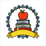矢量卡通教学图片