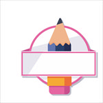 矢量卡通教学图片