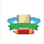 矢量卡通教学图片