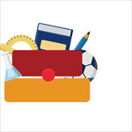 矢量卡通教学图片