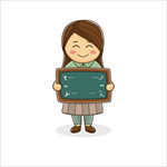 矢量卡通教学图片