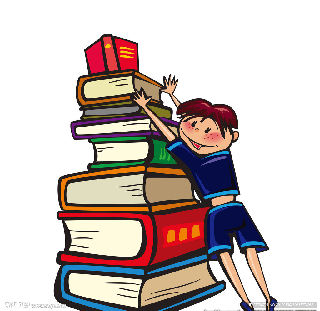 矢量卡通教学图片