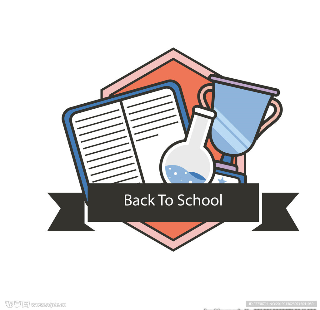 矢量卡通教学图片