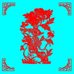 老鼠剪纸