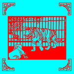 老虎剪纸