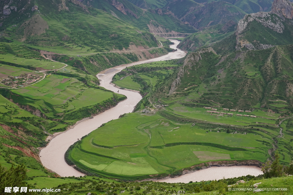 玉树 黄河 自然 山水 风光