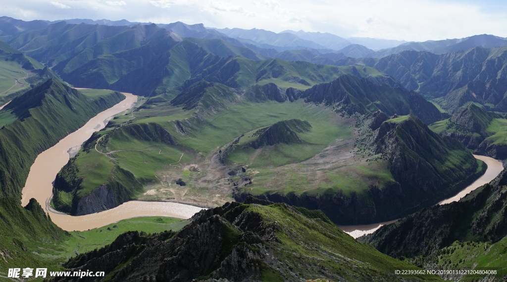 玉树 黄河 自然 山水 风光