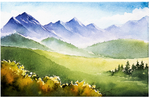 卡通风景
