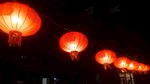 春节夜晚过年灯笼摄影图片